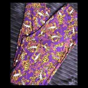 LuLaRoe Disney TC TIGGER leggings